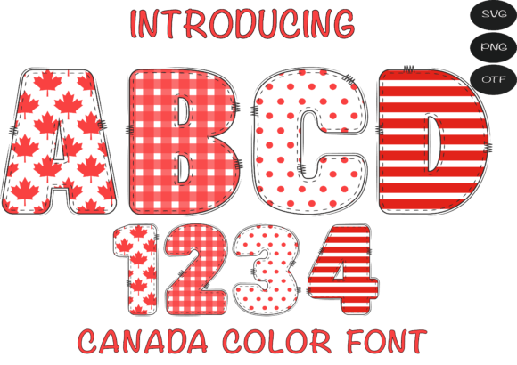 Canada Flag: A Bold Typeface for Modern Design