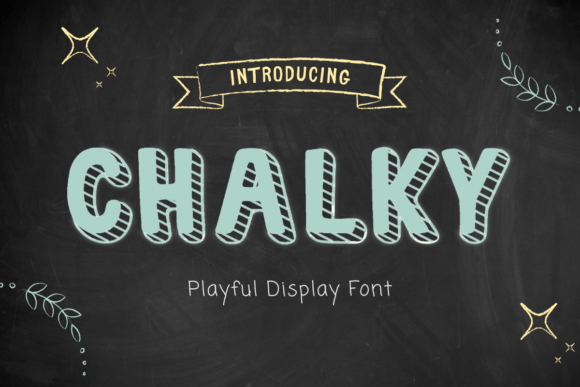 Chalky: The Playful Typeface for Modern Brands