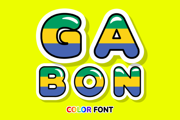 Gabon: A Color Font Inspired by National Pride