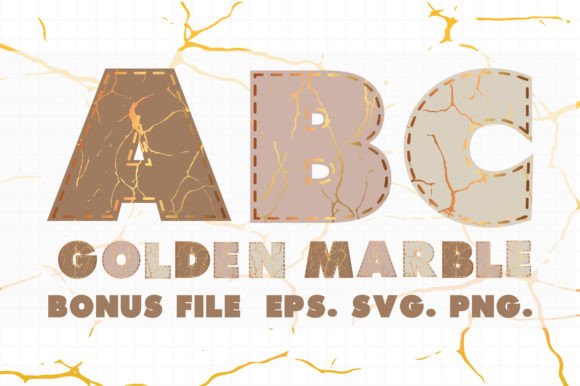 Golden Marble: A Font Where Whimsy Meets Precious Design
