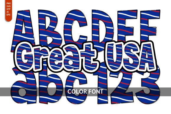 Great USA: A Typeface That Celebrates the American Spirit
