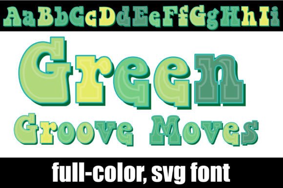 Green Groove: The Playful Typeface for Festive Branding