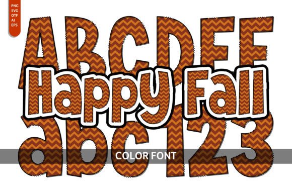 Happy Fall: Capturing Autumn's Charm in Every Letter