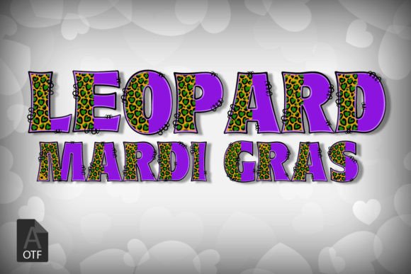 Leopard Mardi Gras: The Bold Font That Demands Attention