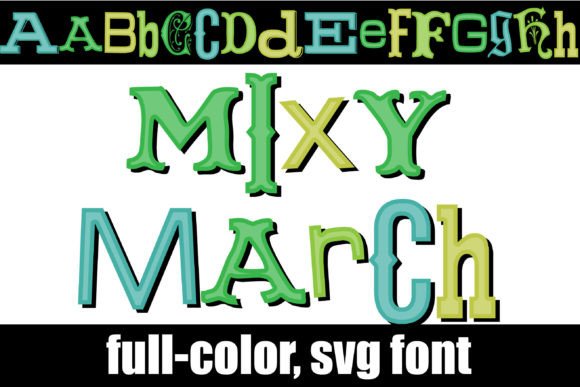 Mixy March: Capturing the Festive Spirit in Every Glyph