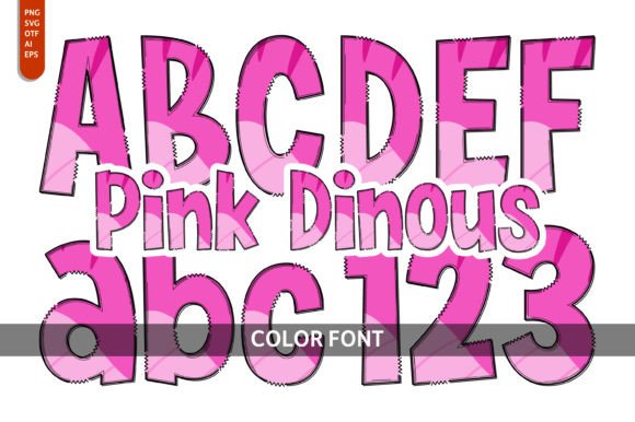Pink Dinous: A Typeface That Whispers Magic