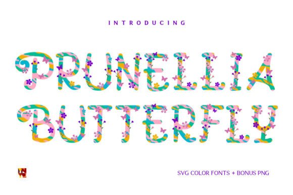 Prunellia Butterfly: A Font That Blooms with Personality