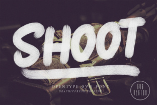 Shoot: The Bold SVG Display Font for Urban Design