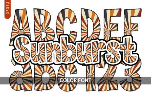 Sunburst: A Font That Feels Like a Perfect Summer Day