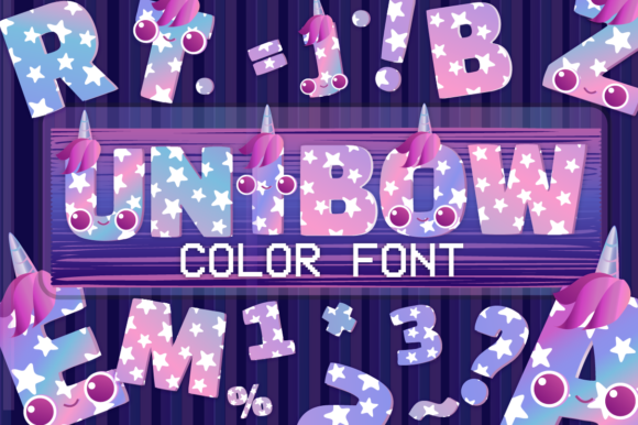 Unibow: A Whimsical Color Font for Playful Creations